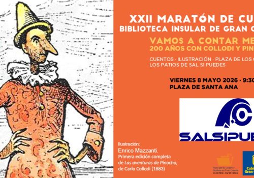 La magia toma la calle: Salsipuedes escenificará el Maratón Insular de Cuentos